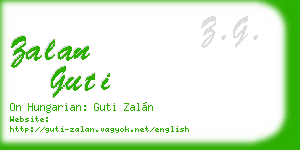 zalan guti business card